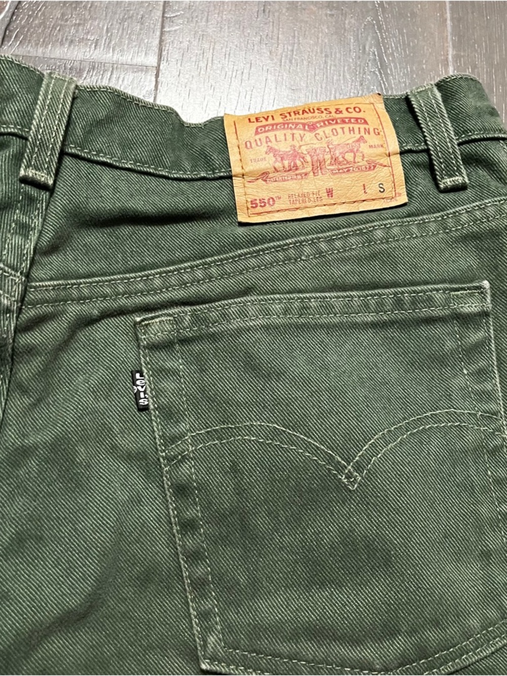 Levi's Men's Straight Jeans in Olive Green